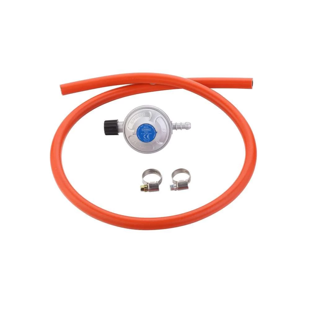 Cadac Gasdrukregelaar 30mbar Met Slang 1 Cadac Gasdrukregelaar 30mbar Met Slang