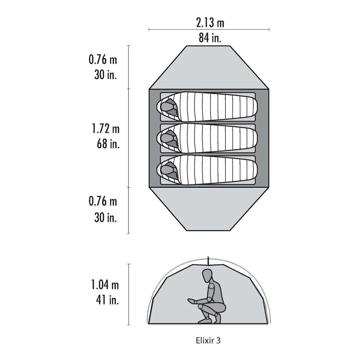MSR Elixir 3 Lichtgewicht Koepeltent 3 MSR Elixir 3 Lichtgewicht Koepeltent - Afbeelding 3