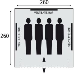 Safarica Sioux 260 Piramidetent -Professionele winkel voor kampeerartikelen 112131 900 03 1