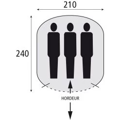 DWS Tornado 210 Pop Up Tent -Professionele winkel voor kampeerartikelen 112143 200 05 1