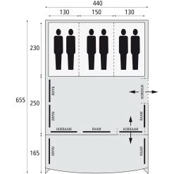 Safarica Indian Hills 440 Air Opblaasbare Tent -Professionele winkel voor kampeerartikelen 112184 900 04 1