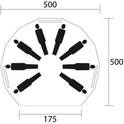 De WitSherpa 500 Groepstent -Professionele winkel voor kampeerartikelen 112191 180 02 2