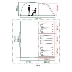 Coleman Vespucci 6 Tunneltent -Professionele winkel voor kampeerartikelen 112320 300 03