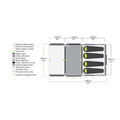 Zempire Evo TM V 2 Opblaasbare Tent 2022 -Professionele winkel voor kampeerartikelen 112388 300 08 1