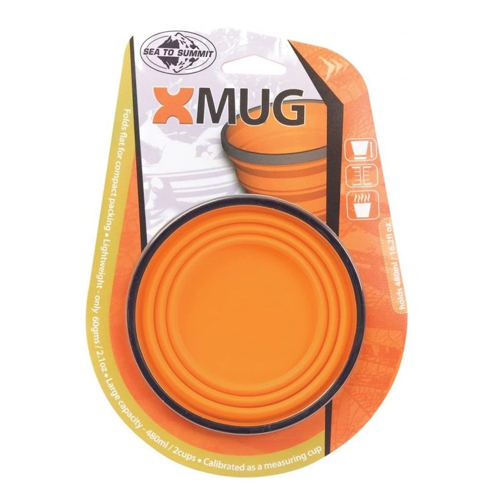 Sea To SummitX-mug Opvouwbare Beker Orange 2 Sea To SummitX-mug Opvouwbare Beker Orange - Afbeelding 2