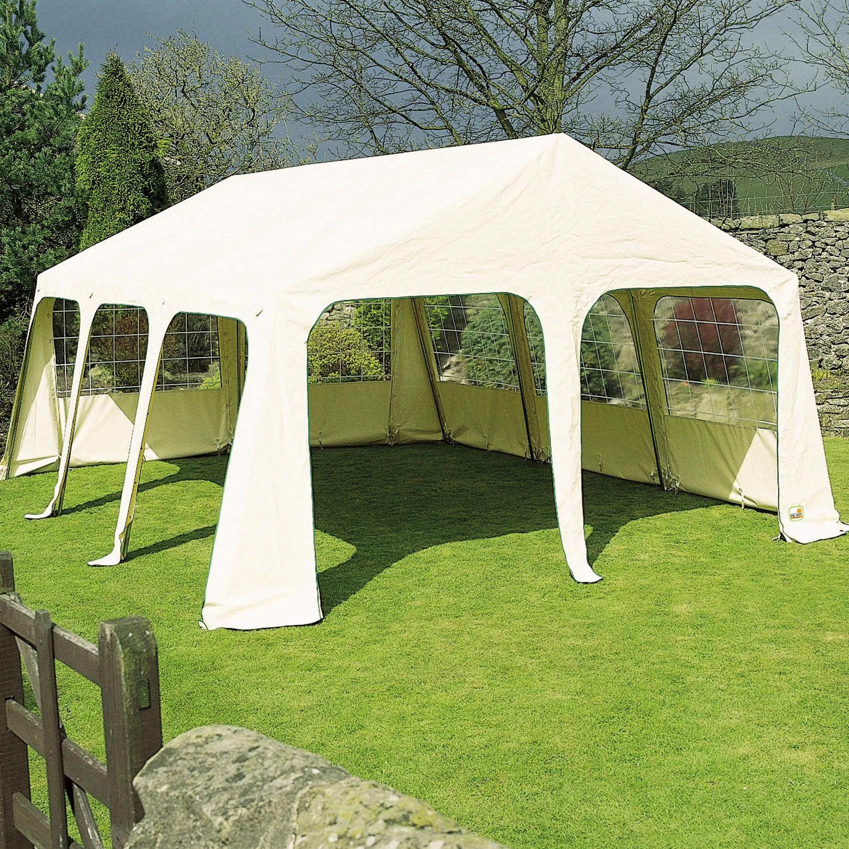 De WitPartytent Deluxe 1000 X 500 1 De WitPartytent Deluxe 1000 X 500