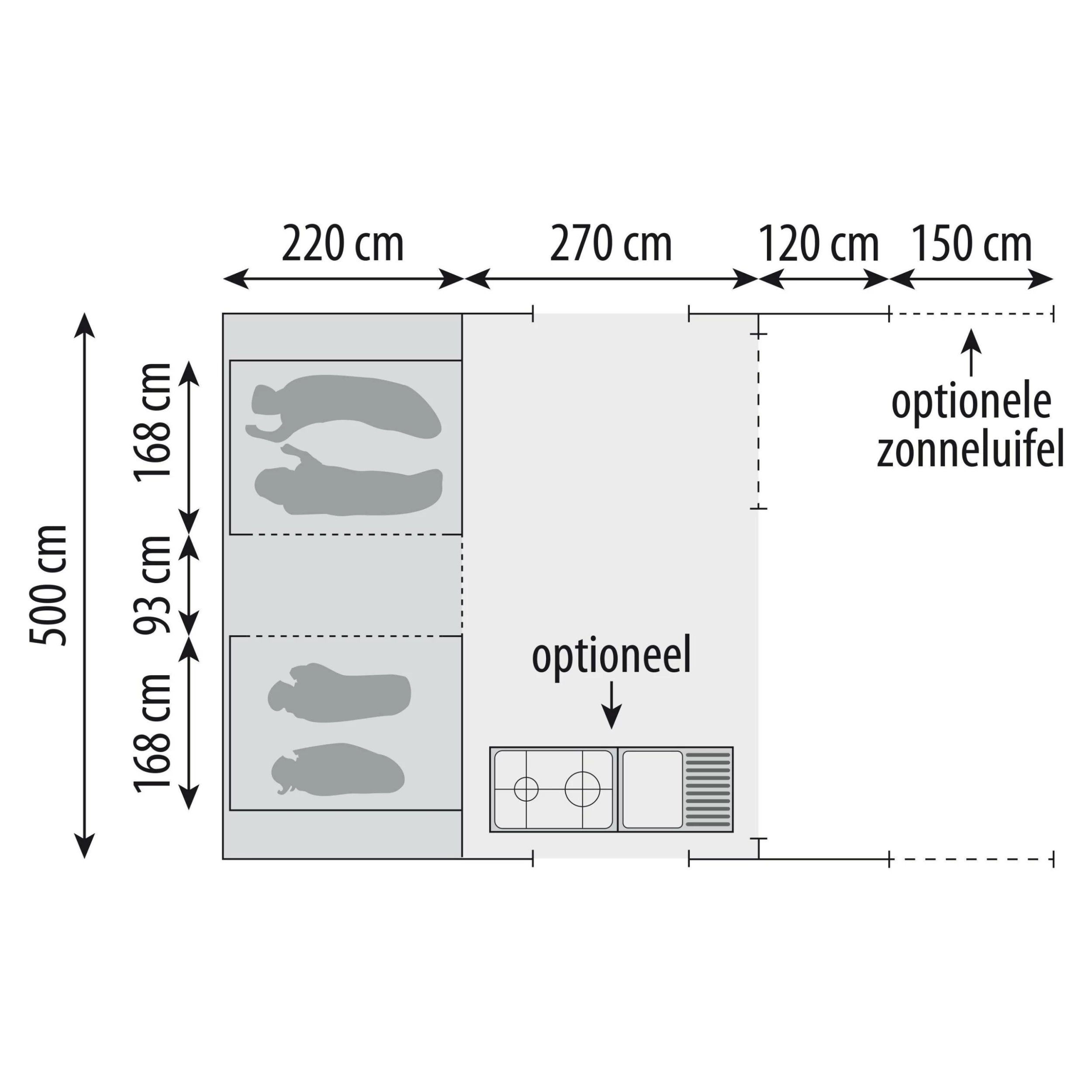 Cabanon Monaco Deluxe Vouwwagen 2023 14 Cabanon Monaco Deluxe Vouwwagen 2023 - Afbeelding 14