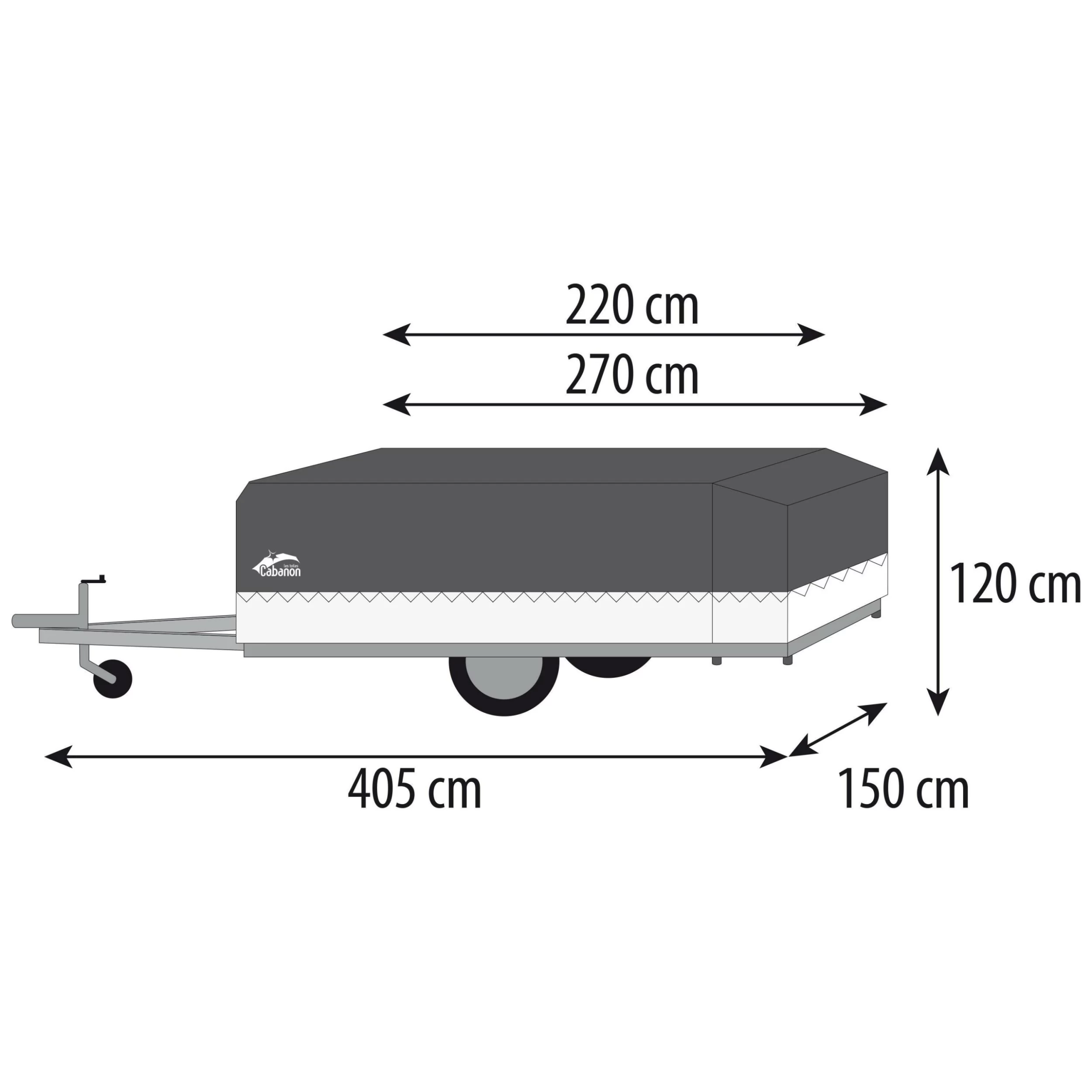Cabanon Monaco Deluxe Vouwwagen 2023 16 Cabanon Monaco Deluxe Vouwwagen 2023 - Afbeelding 16