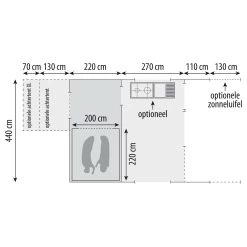 Cabanon Malawi 2.0 Royale Basic Vouwwagen 2023 -Professionele winkel voor kampeerartikelen 132335 000 10