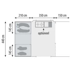 Cabanon Mercury Deluxe Vouwwagen 2023 -Professionele winkel voor kampeerartikelen 132336 180 19