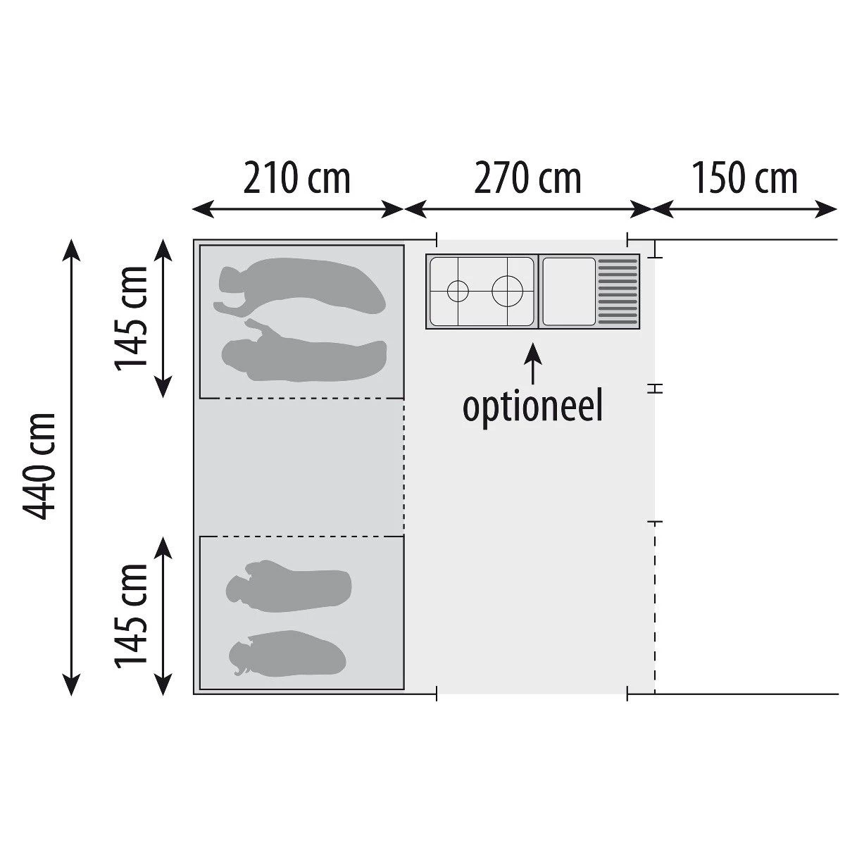 Cabanon Manga Comfort Vouwwagen 2023 15 Cabanon Manga Comfort Vouwwagen 2023 - Afbeelding 15