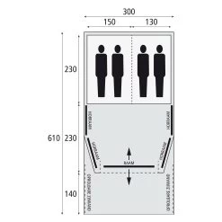 Bardani AirWave 300 Deluxe TC Opblaasbare Tent 2023 -Professionele winkel voor kampeerartikelen 139618 180 06 2