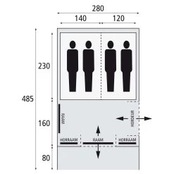 Bardani Spitfire 280 RSTC Tunneltent 2023 -Professionele winkel voor kampeerartikelen 139627 180 08 7