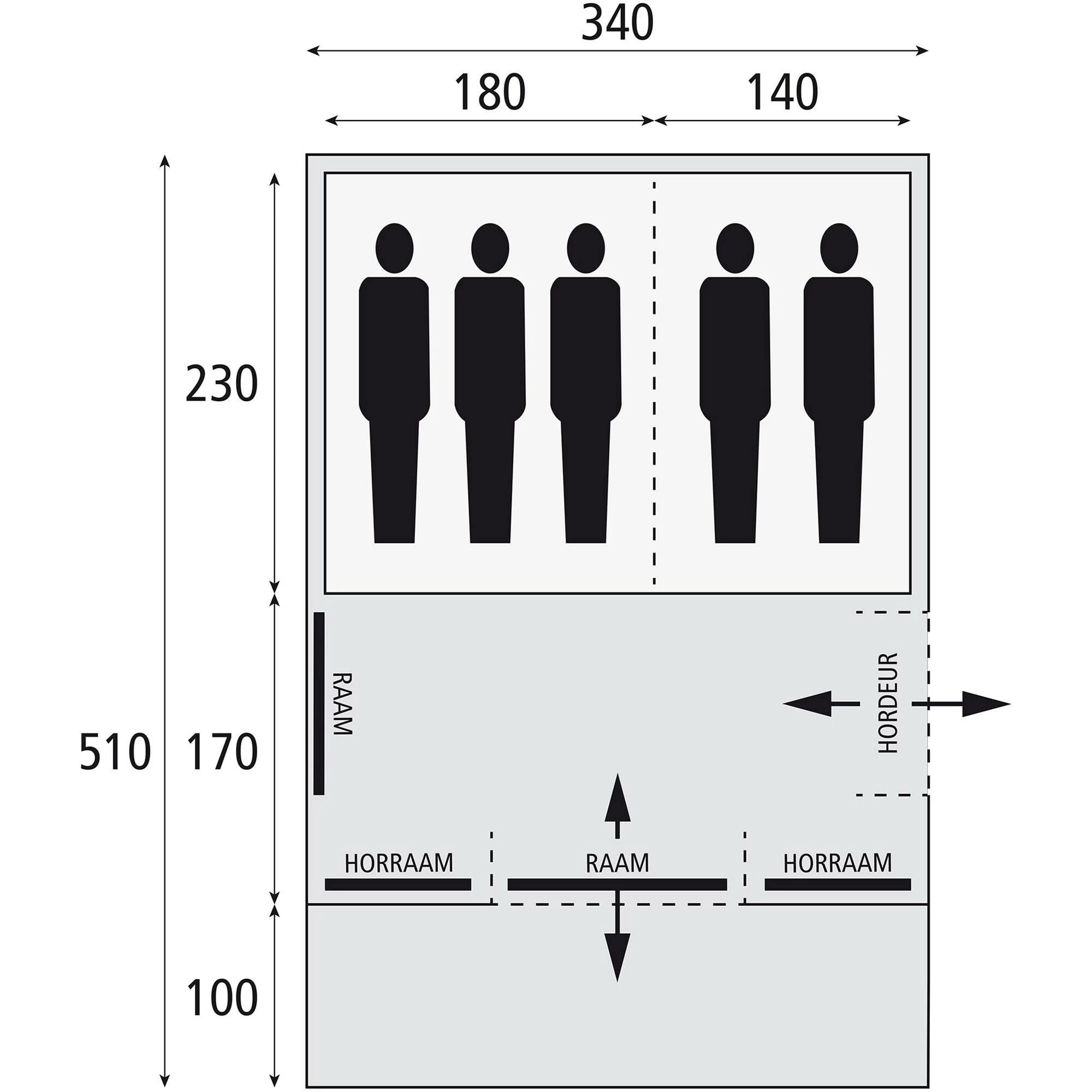 Bardani Spitfire 340 RSTC Tunneltent 2023 7 Bardani Spitfire 340 RSTC Tunneltent 2023 - Afbeelding 7