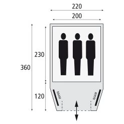 Bardani Stelvio 220 Koepeltent 2023 13 Bardani Stelvio 220 Koepeltent 2023 -Professionele winkel voor kampeerartikelen 139681 000 07