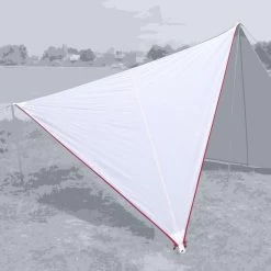 High PeakCanvas Plain Set Tarp 250 X 250 X 250 White Red