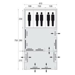Bardani Airspace 410 TC Opblaasbare Tent 2023 -Professionele winkel voor kampeerartikelen 139913 000 09
