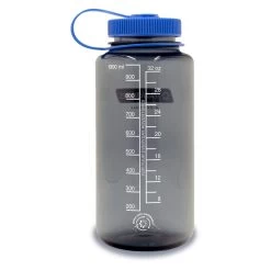 Nalgene Wide Mouth Sustain Drinkfles 1 Liter Gray -Professionele winkel voor kampeerartikelen 142345 900 02