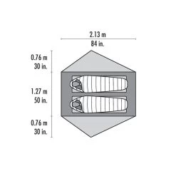 MSR Freelite 2 Lichtgewicht Tent Groen -Professionele winkel voor kampeerartikelen 147641 300 09